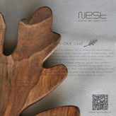 ظرف چوبی دستساز با طراحی بلوط – کاسه چوبی دکوری طبیعی