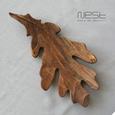 کاسه چوبی طبیعی با طرح بلوط – دستساز و زیبا برای دکوراسیون داخلی