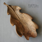 ظرف دکوری چوبی با طرح بلوط – مناسب برای دکور خانه و هدیه