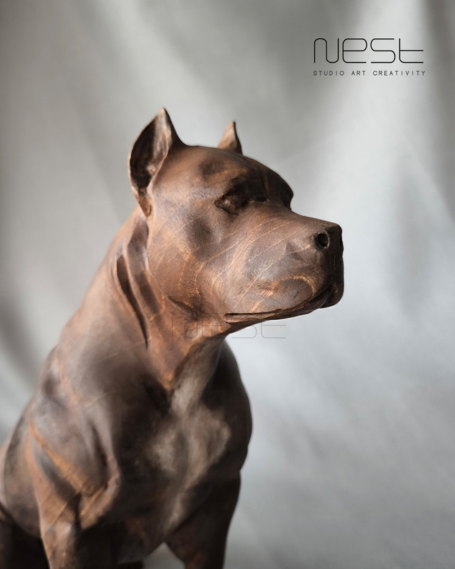 مجسمه چوبی دست ساز