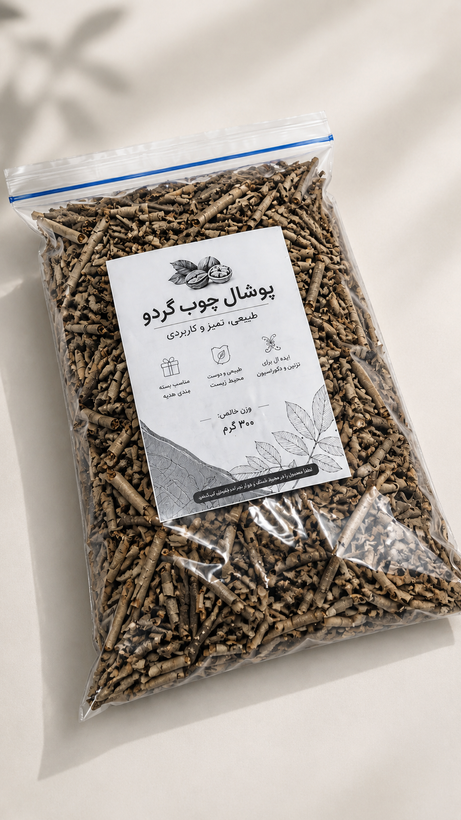 پوشال چوب گردو